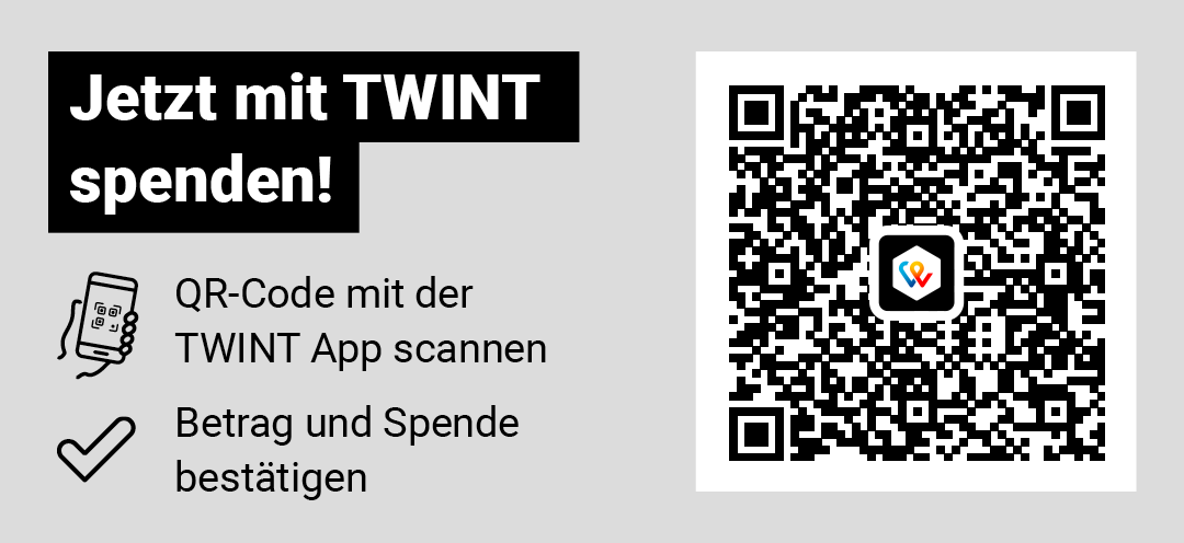 Neu: Spenden per TWINT